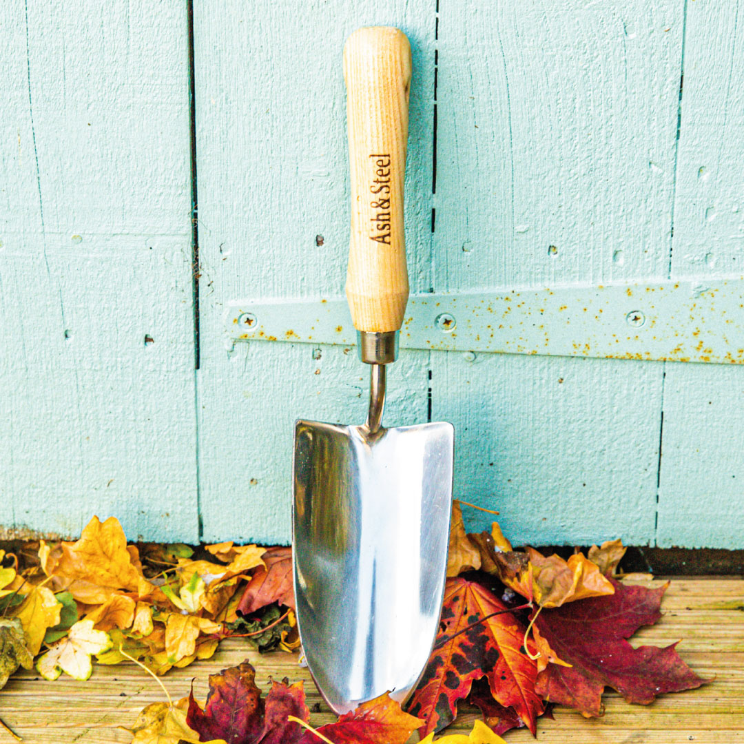 Heavy Duty Stainless Steel Garden Hand Trowel with Ash Handle