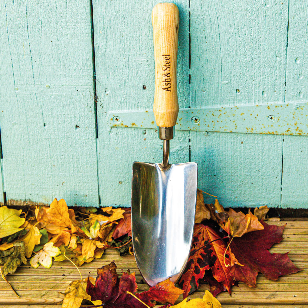 Heavy Duty Stainless Steel Garden Hand Trowel with Ash Handle